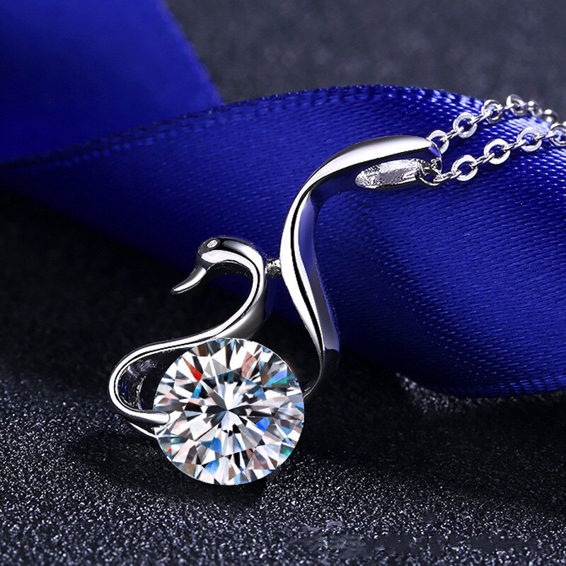 Moissanite Swan Diamond Necklace Emporium Discounts