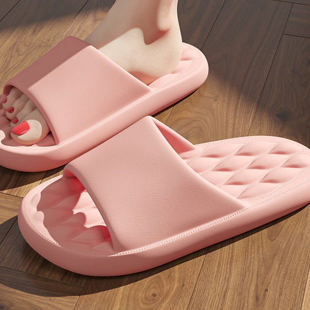 Soft Slippers Summer Floor Bathroom Shoes Women Men Emporium Discounts Pink