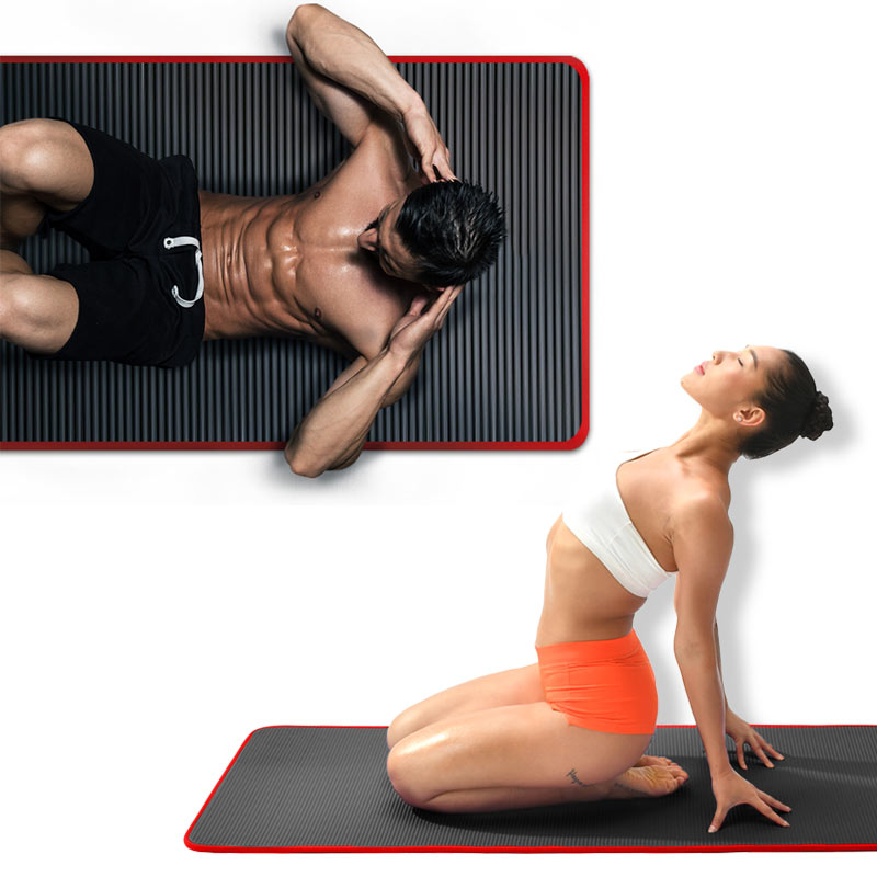 10mm Yoga Mat Extra Thick 1830*610mm NRB Non-slip Pillow Mat For Men Women Fitness Tasteless Gym Exercise Pads Pilates Yoga Mat Emporium Discounts