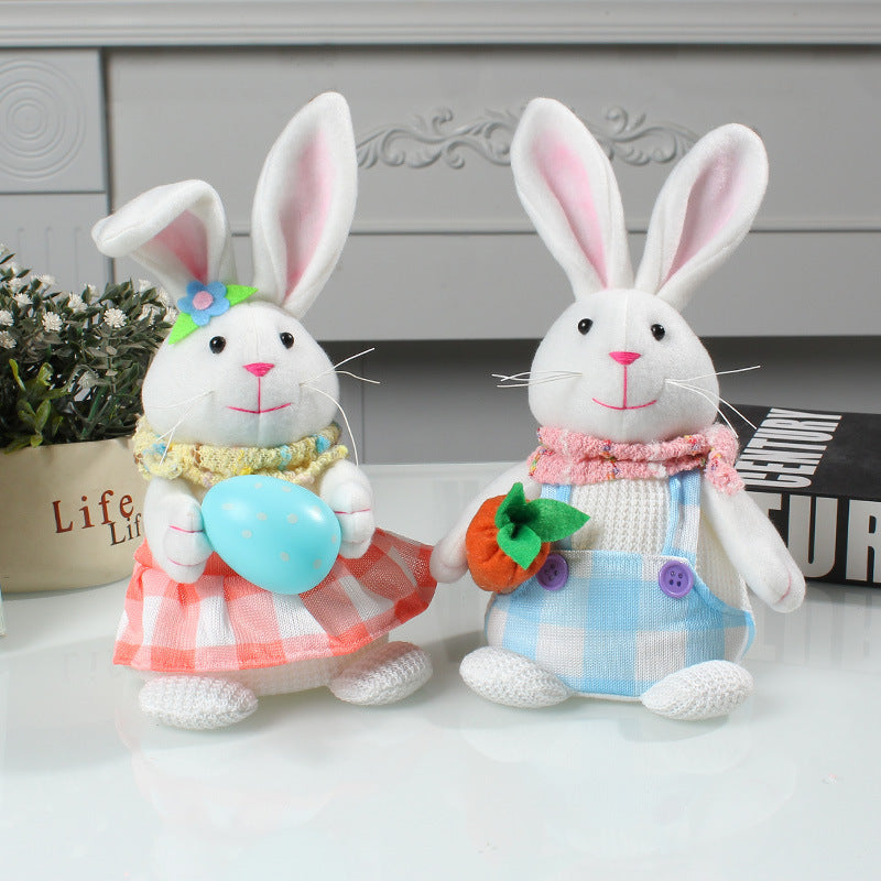 Easter Cartoon Cute Newspaper Egg Radish Luminous Rabbit Tabletop Decoration Emporium Discounts 5 Daily Products Discounts