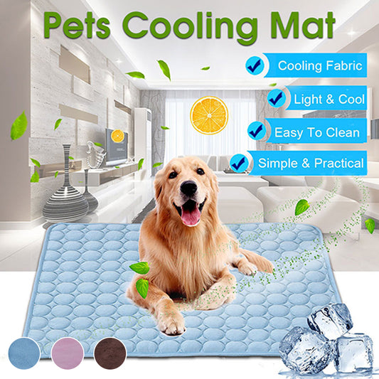 Dog Mat Cooling Summer Pad Mat For Dogs Cat Blanket Sofa Breathable Pet Dog Bed Summer Washable For Small Medium Large Dogs Car Emporium Discounts Come in 3 different colours