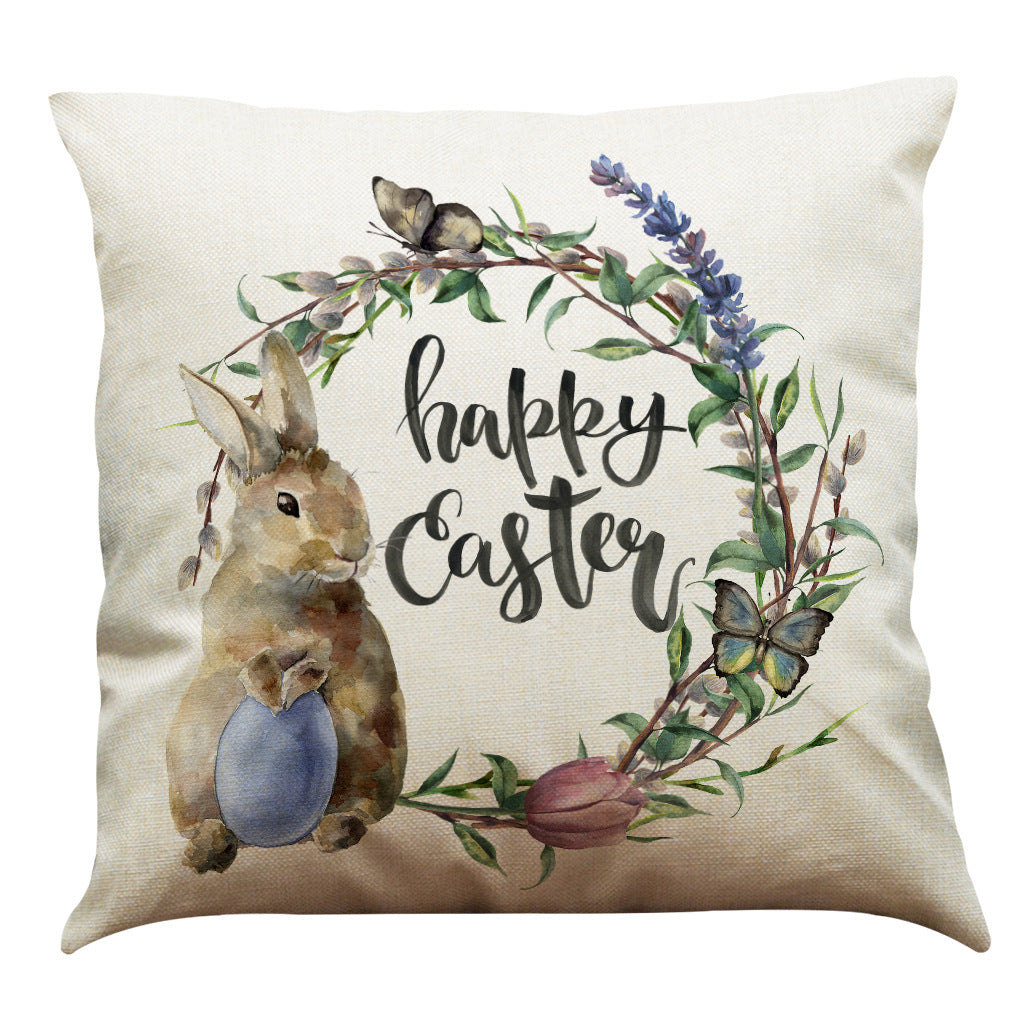 Easter Bunny Cotton And Linen Pillowcase Emporium Discounts 5 Daily Gadget A Day with 20 Percent Discount Rabbit + Egg