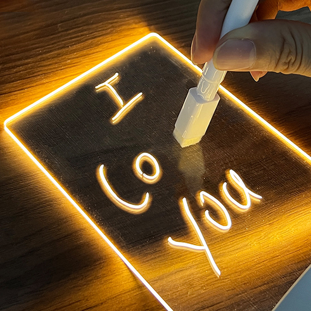 Creative Note Board Creative Led Night Light USB Message Board Holiday Light With Pen Gift For Children Girlfriend Decoration Night Lamp Emporium Discounts 5 Daily Products Or Gadgets Per Day