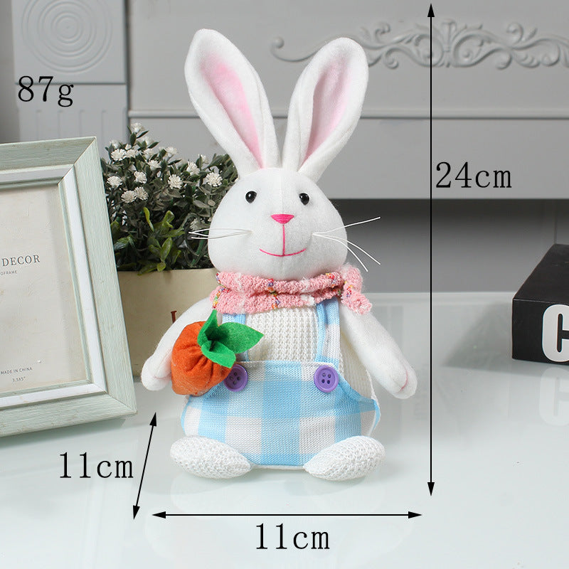 Easter Cartoon Cute Newspaper Egg Radish Luminous Rabbit Tabletop Decoration Emporium Discounts 5 Daily Products Discounts