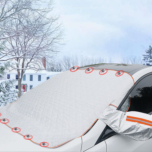 Car Snow Block Front Windshield Cover Anti-Frost Anti-Freeze Sunshade