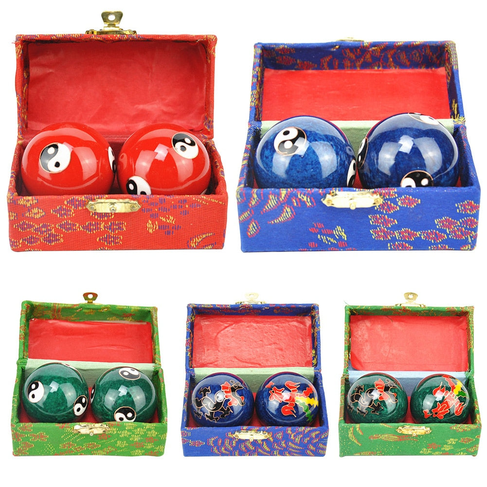 Introducing the Rolling Baoding Ball Yin Yang Set – your path to relaxation, therapy, and holistic wellness. This set of two intricately crafted balls offers a unique fusion of traditional Chinese health practices and modern well-being techniques.