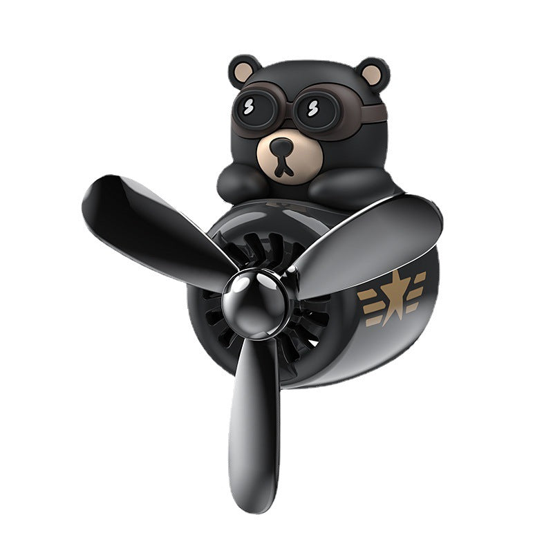  Hako Bear Airplane Car Aromatherapy Cartoon Cute Creative Little Black Bear Pilot Car Air Outlet Perfume Emporium Discounts 5 Daily Products Or Gadgets Per Day