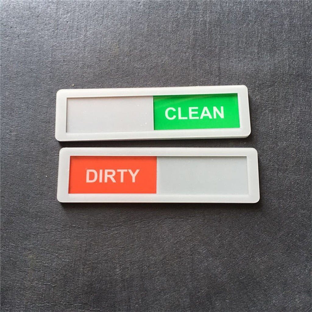 Room Cleaning Tips Cleanliness Signs Hotel Magnetic Signs Dishwasher Decoration Notice Board  Clean Dirty Sign Home Room Decor
