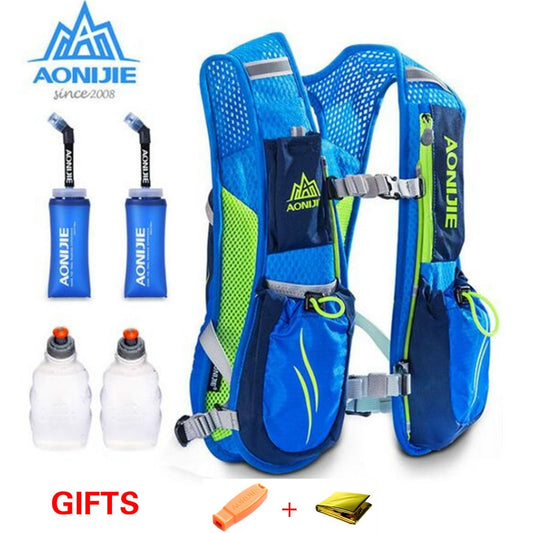 AONIJIE Running Marathon Hydration Nylon 5.5L Outdoor Running Bags Hiking Backpack Vest Marathon Cycling Backpack Emporium Discounts