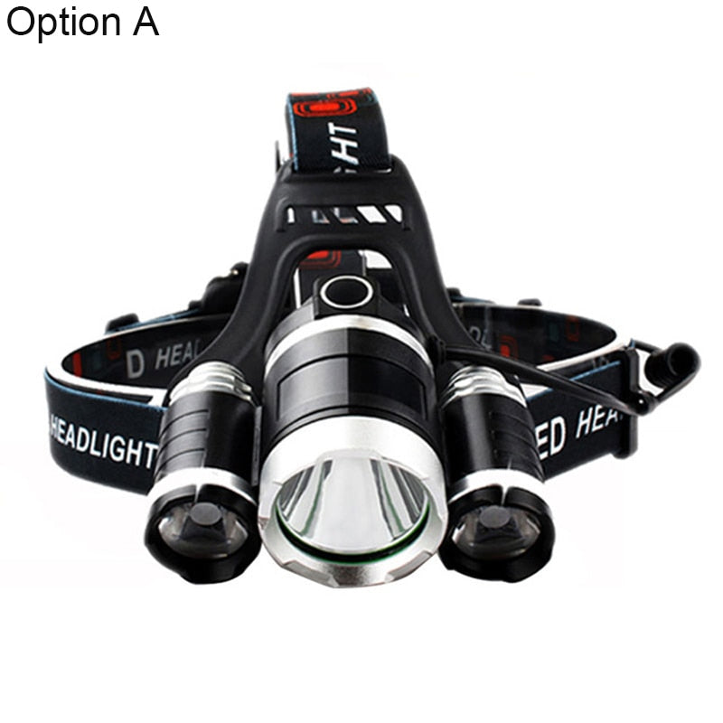 Headlamp 90 degree high Led lighting Head Lamp 4 mode XML T6/R5 LED Headlamp Headlight Camping Fishing headlight Torch Lantern Emporium Discounts