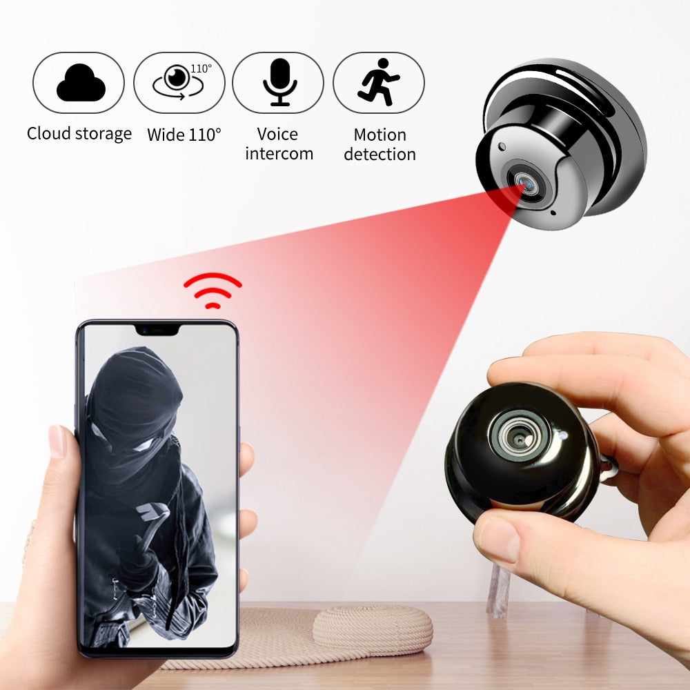 1080P Wireless Mini WiFi Camera Home Security Camera IP CCTV Surveillance IR Night Vision Motion Detect Baby Monitor P2P Emporium Discounts 5 Daily Products Or Gadgets Per Day Products