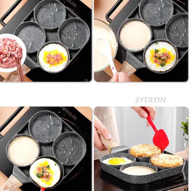 Four-hole Omelette Pan