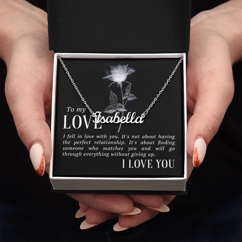Necklace write the Name the person you love and offer her or him the present Emporium Discounts