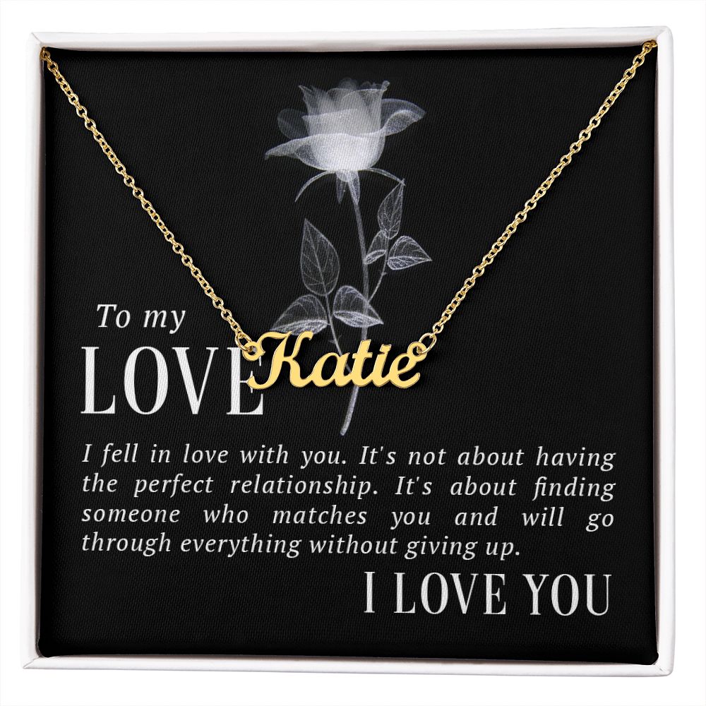 Necklace write the Name the person you love and offer her or him the present Emporium Discounts