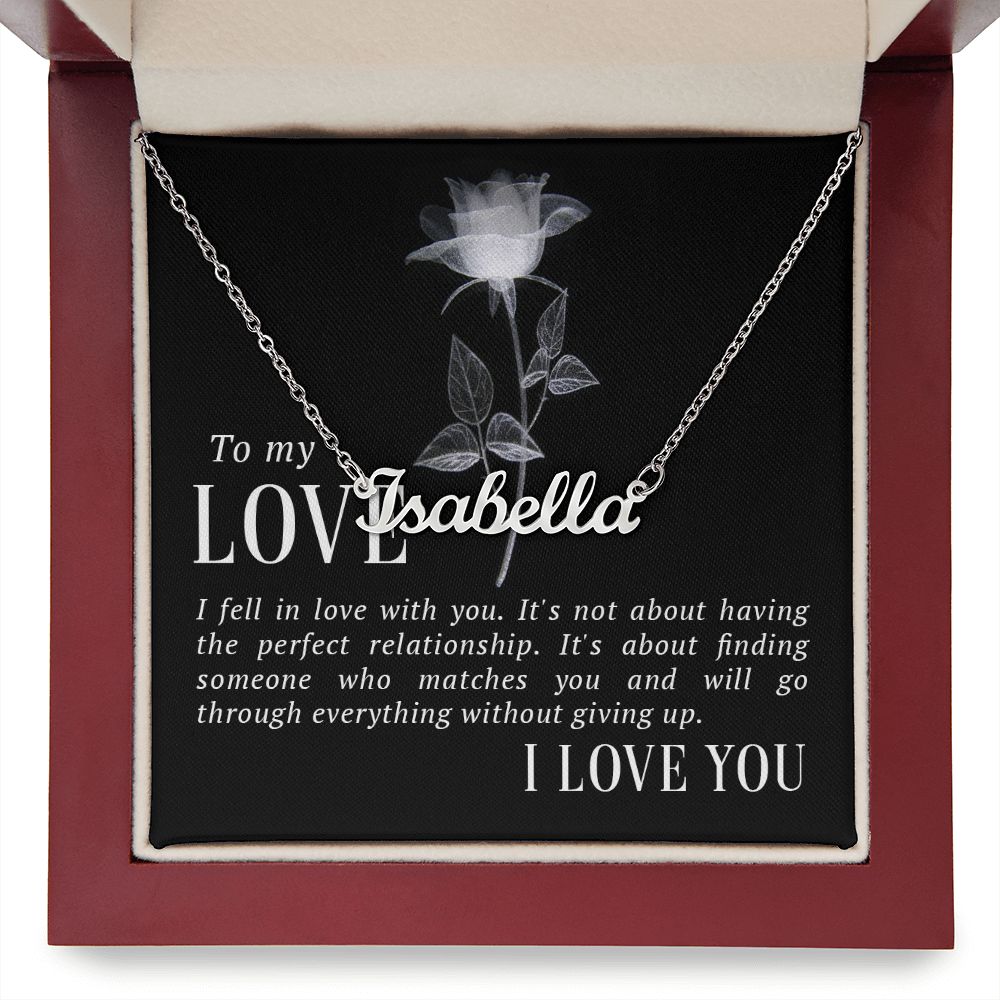 Necklace write the Name the person you love and offer her or him the present Emporium Discounts