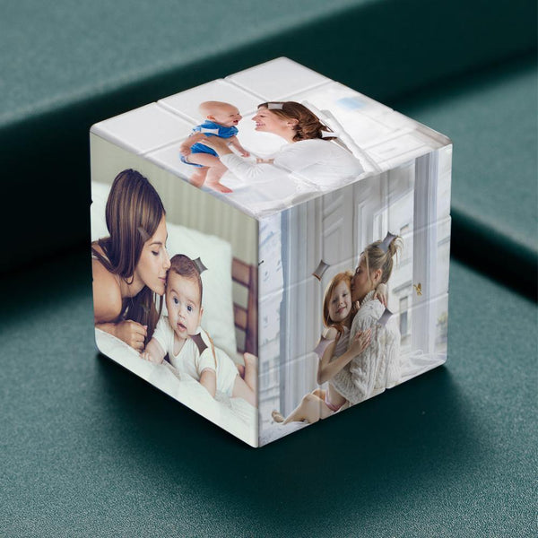 Customized Multi Photo Rubik's Cube Mother's Day Gift Emporium Discounts