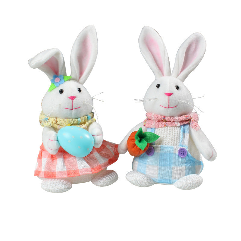 Easter Cartoon Cute Newspaper Egg Radish Luminous Rabbit Tabletop Decoration Emporium Discounts 5 Daily Products Discounts