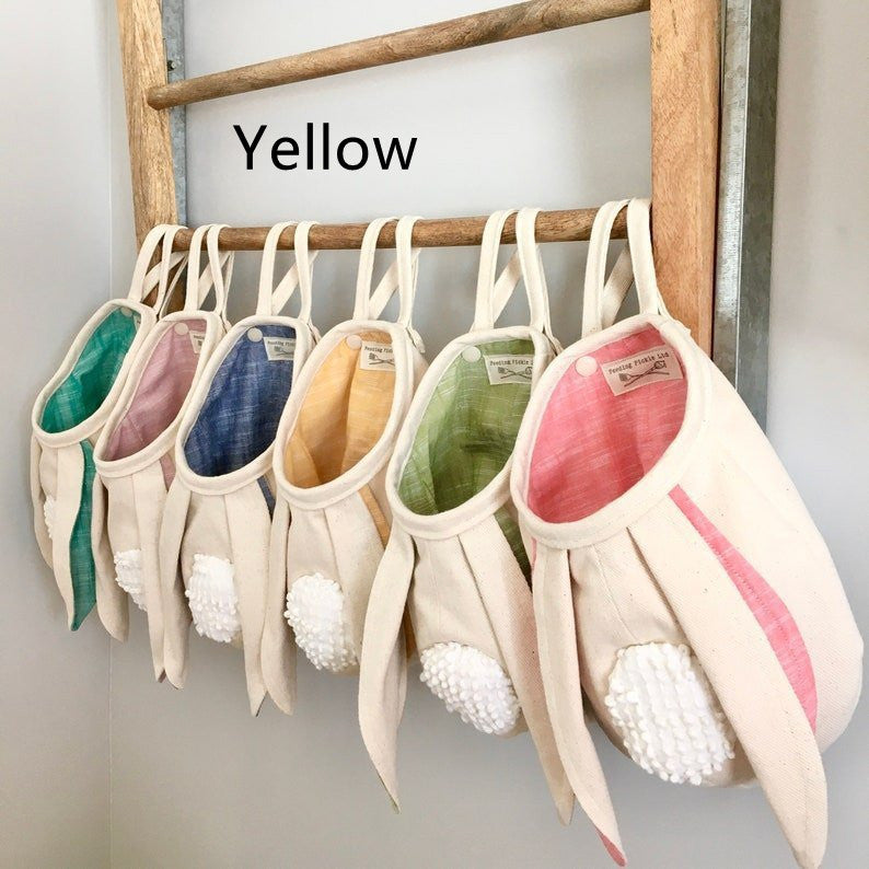 Fabric Bunny Ear Easter Bag Hanging Emporium Discounts 5 Daily Gadgets Product In 2023 yellow