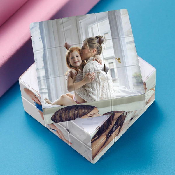 Customized Multi Photo Rubik's Cube Mother's Day Gift Emporium Discounts