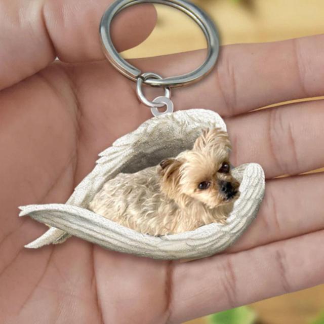 Dog Sleeping Angel Keychains Emporium Discounts dod