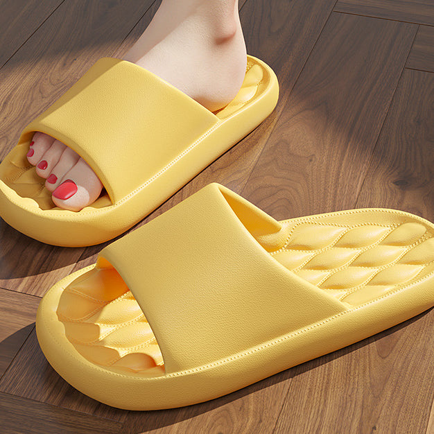 Soft Slippers Summer Floor Bathroom Shoes Women Men Emporium Discounts Yellow