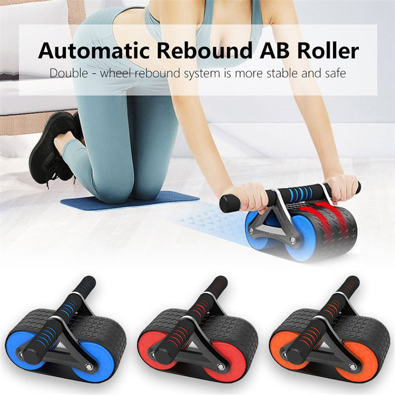 Double Wheel Abdominal Exerciser Women Men Automatic Rebound Ab Wheel Roller Waist Trainer Gym Sports Home Exercise Devices Emporium Discounts 5 Daily Products Or Gadgets Come in different colours