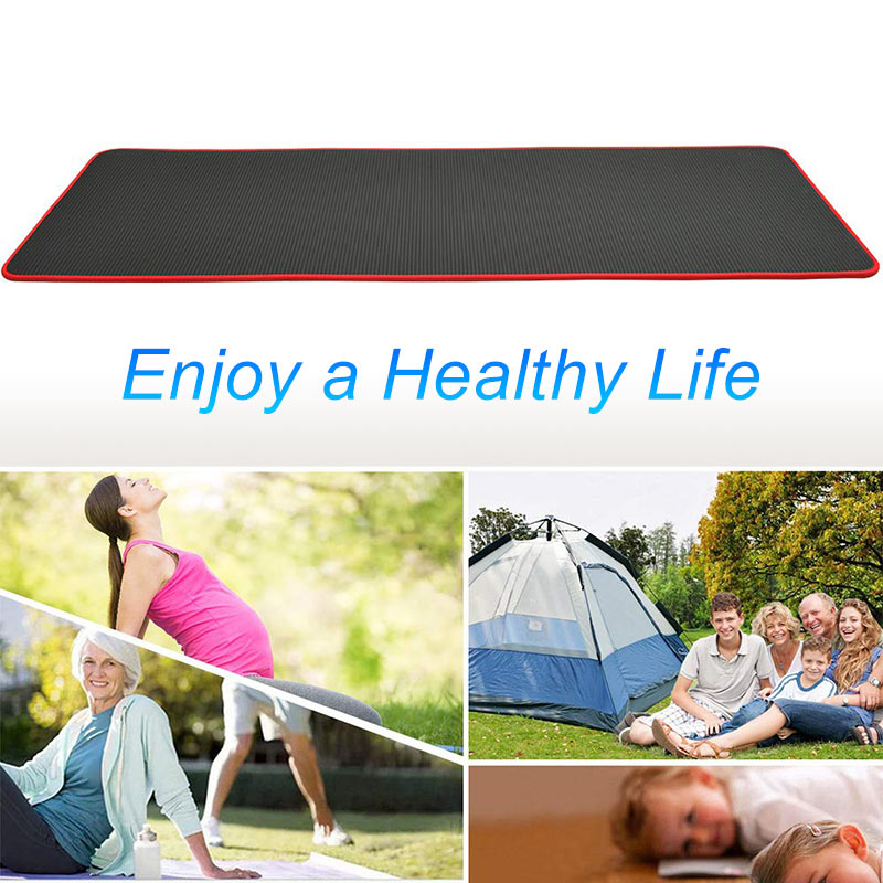 10mm Yoga Mat Extra Thick 1830*610mm NRB Non-slip Pillow Mat For Men Women Fitness Tasteless Gym Exercise Pads Pilates Yoga Mat Emporium Discounts