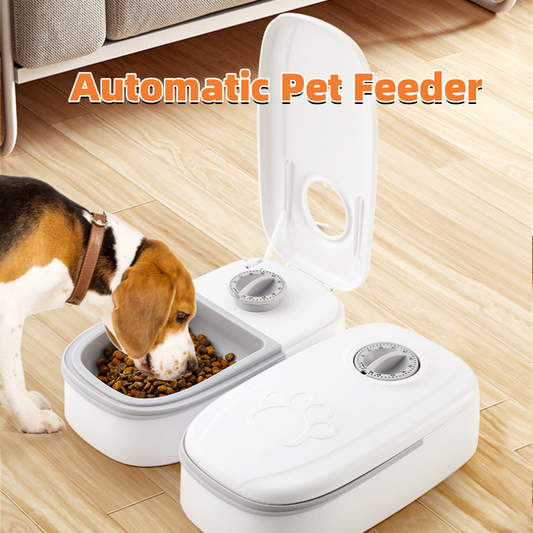Products Automatic Pet Feeder Smart Food Dispenser For Cats Dogs Timer Stainless Steel Bowl Auto Dog Cat Pet Feeding Pets Supplies Emporium Discounts