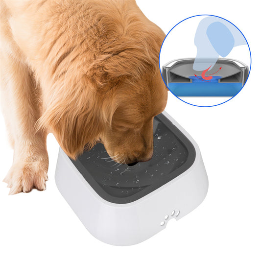 1.5L Cat Dog Water Bowl Carried Floating Bowl Anti-Overflow Slow Water Feeder Dispenser Pet Fountain ABS&PP Dog Supplies Emporium Discounts