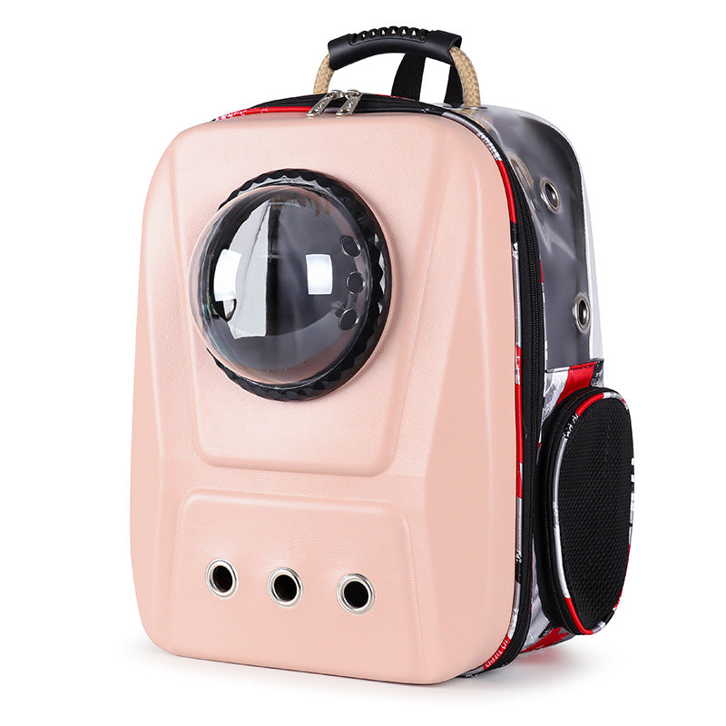 Fashionable Breathable Large Capacity Portable Backpack For Cats Emporium Discounts Come In Different Colour style