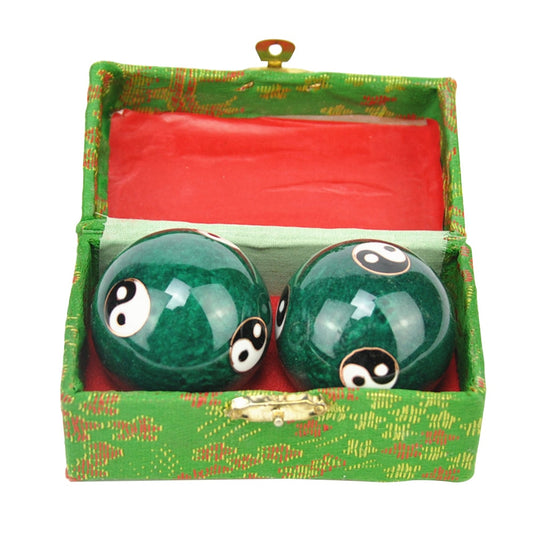 Introducing the Rolling Baoding Ball Yin Yang Set – your path to relaxation, therapy, and holistic wellness. This set of two intricately crafted balls offers a unique fusion of traditional Chinese health practices and modern well-being techniques.